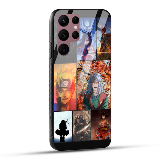 Samsung Galaxy S22 Ultra 5G Back Cover Kakashii Narutto Printed Glass Case