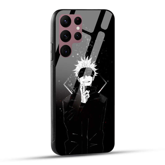 Samsung Galaxy S22 Ultra 5G Back Cover Anime Printed Glass Case