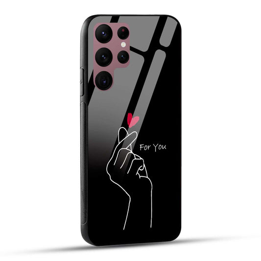 Samsung Galaxy S22 Ultra 5G Back Cover For You Printed Glass Case