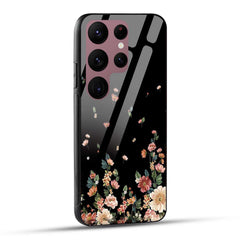 Samsung Galaxy S23 Ultra 5G Back Cover Flowers Girly Printed Glass Case