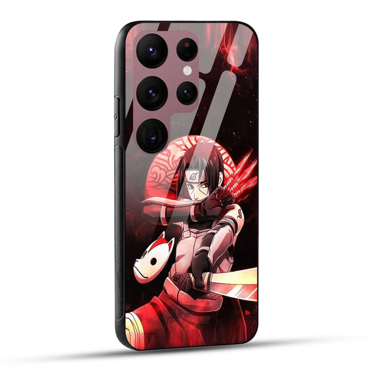 Samsung Galaxy S23 Ultra 5G Back Cover Itachii Printed Glass Case