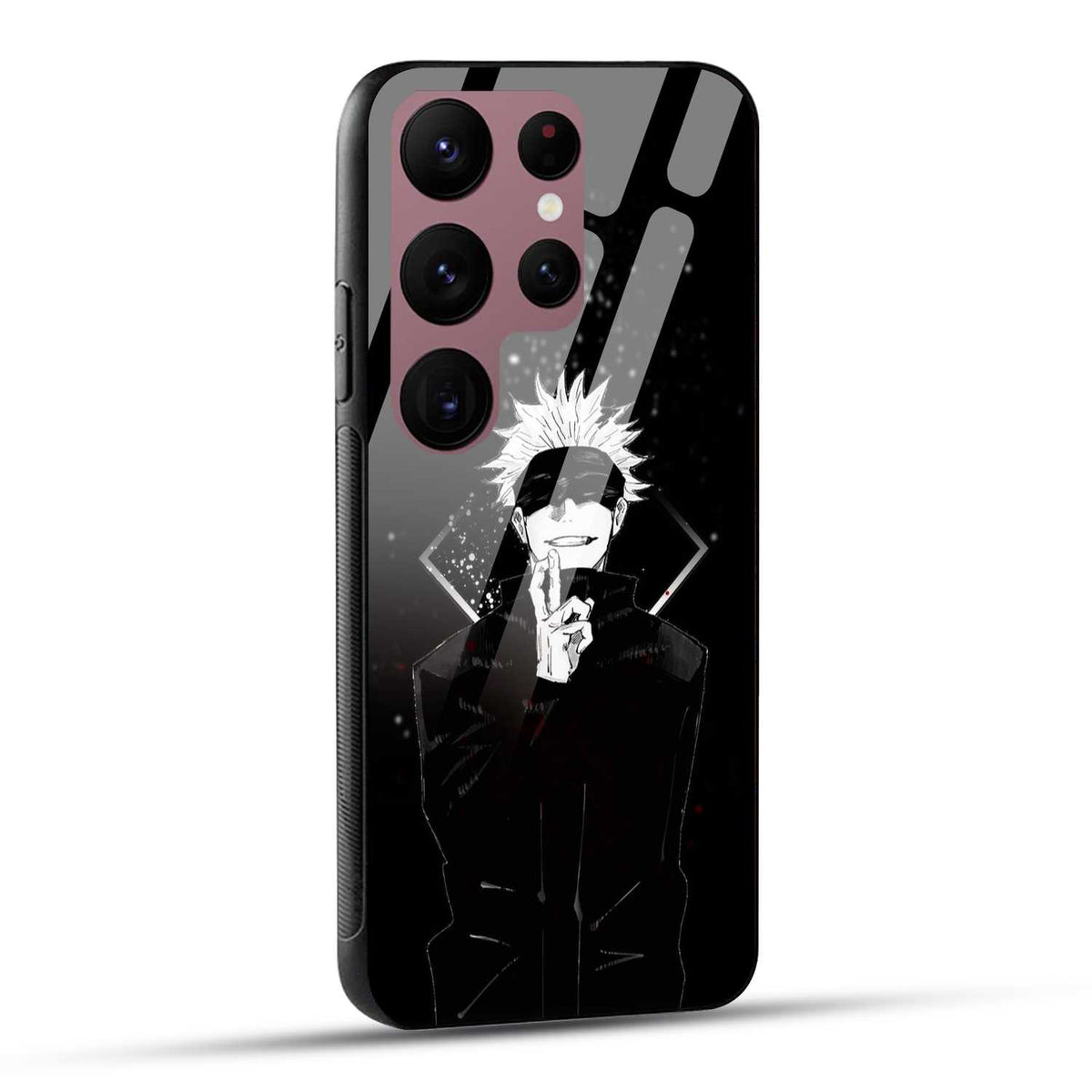 Samsung Galaxy S23 Ultra 5G Back Cover Anime Printed Glass Case