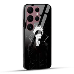 Samsung Galaxy S23 Ultra 5G Back Cover Anime Printed Glass Case