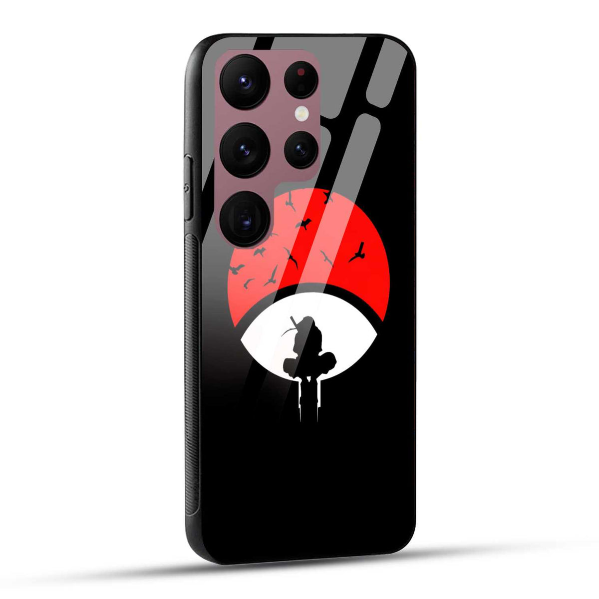 Samsung Galaxy S23 Ultra 5G Back Cover Itachi Uchiha Printed Glass Case