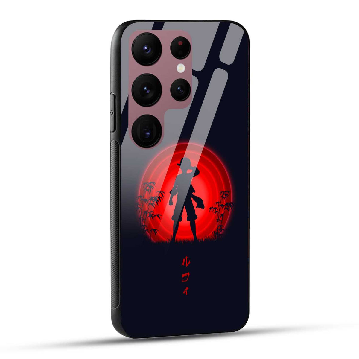 Samsung Galaxy S23 Ultra 5G Back Cover Luffy Printed Glass Case