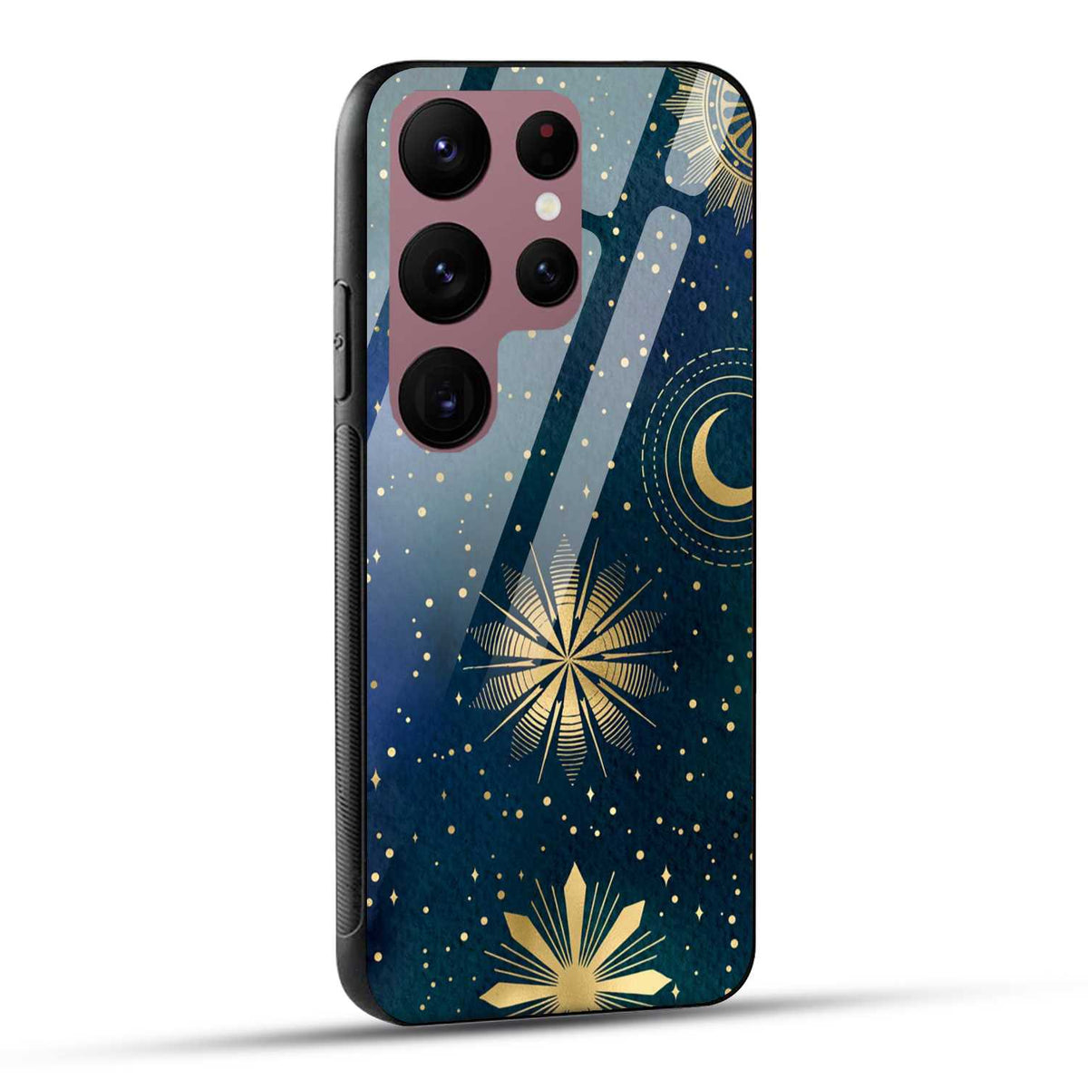 Samsung Galaxy S23 Ultra 5G Back Cover Art Of Moon Printed Glass Case