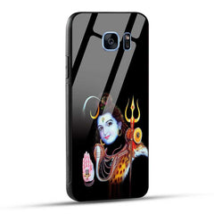 Samsung Galaxy S7 Edge Back Cover Lord Shiva Mahadev Glass Case