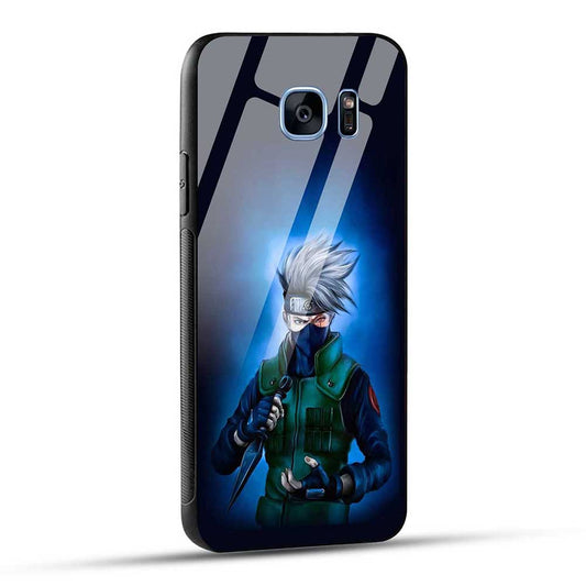 Samsung Galaxy S7 Edge Back Cover Kakashii Hatakee Glass Case