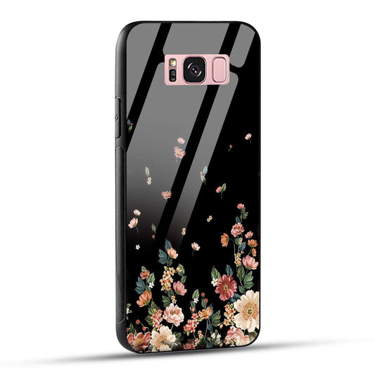 Samsung Galaxy S8 Plus Back Cover Flowers Girly Printed Glass Case