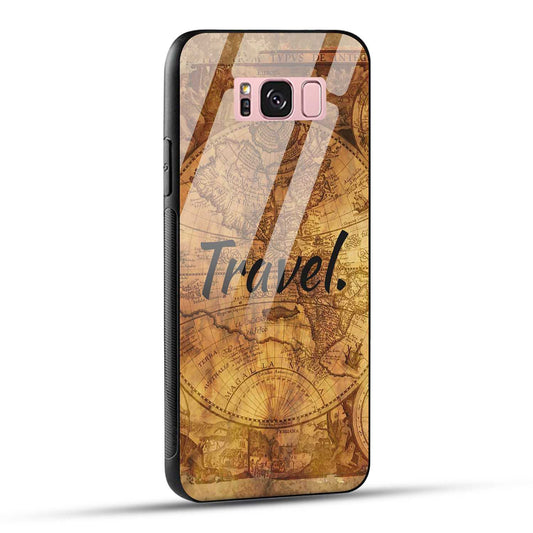 Samsung Galaxy S8 Plus Back Cover Travel Printed Glass Case