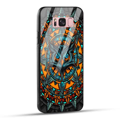 Samsung Galaxy S8 Plus Back Cover Attractive Owl Printed Glass Case