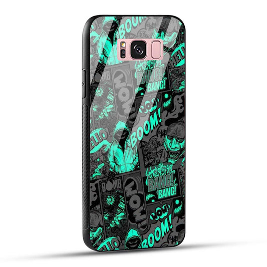 Samsung Galaxy S8 Plus Back Cover Boom Printed Glass Case