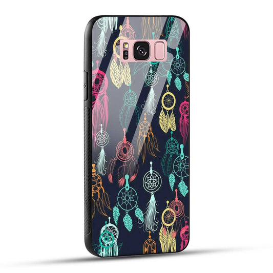 Samsung Galaxy S8 Plus Back Cover Dreamcatcher Printed Glass Case