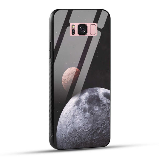 Samsung Galaxy S8 Plus Back Cover Galaxy Space Printed Glass Case