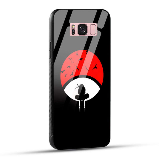 Samsung Galaxy S8 Plus Back Cover Itachi Uchiha Printed Glass Case