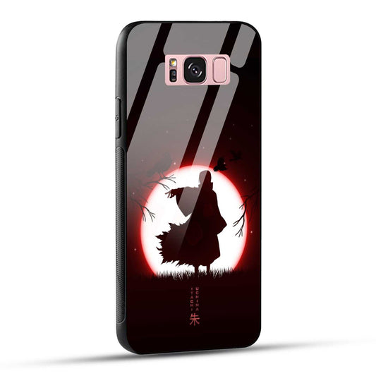 Samsung Galaxy S8 Plus Back Cover Itachi Uchiha Printed Glass Case