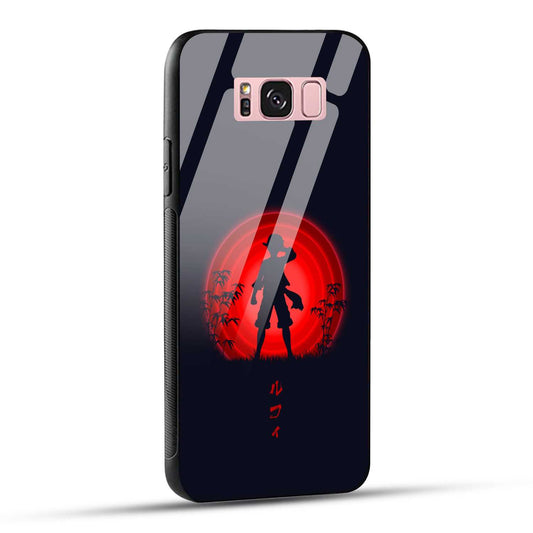 Samsung Galaxy S8 Plus Back Cover Luffy Printed Glass Case
