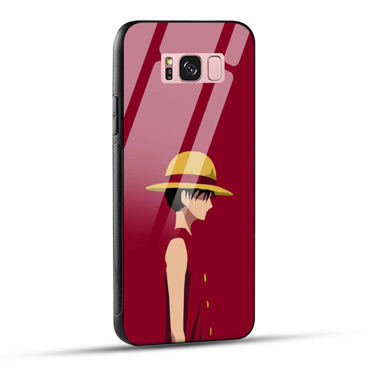 Samsung Galaxy S8 Plus Back Cover Luffy Printed Glass Case