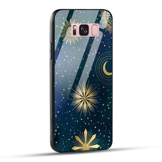 Samsung Galaxy S8 Plus Back Cover Art Of Moon Printed Glass Case