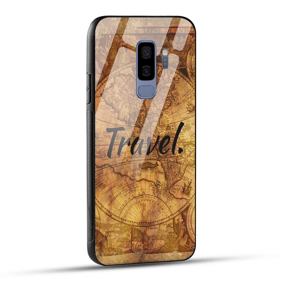 Samsung Galaxy S9 Plus Back Cover Travel Printed Glass Case