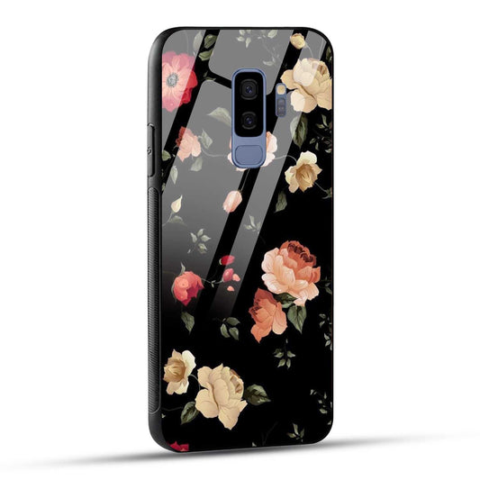 Samsung Galaxy S9 Plus Back Cover Flowers Froral Printed Glass Case