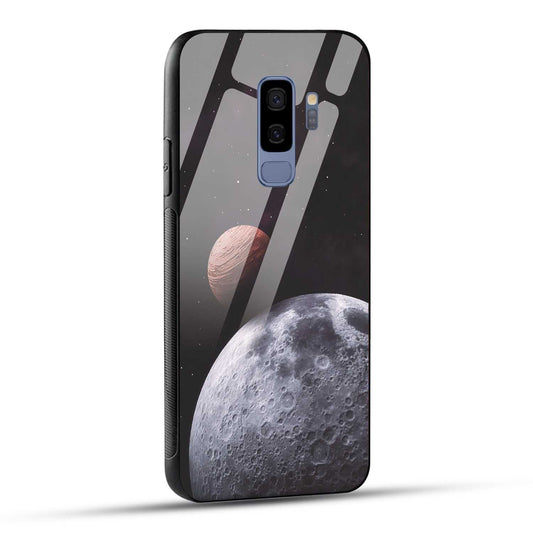 Samsung Galaxy S9 Plus Back Cover Galaxy Space Printed Glass Case