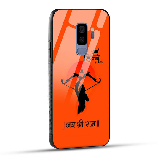 Samsung Galaxy S9 Plus Back Cover Jai Shree Ram Printed Glass Case