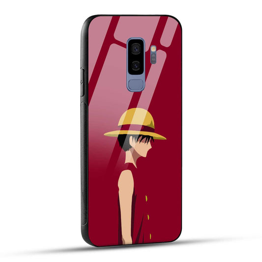 Samsung Galaxy S9 Plus Back Cover Luffy Printed Glass Case
