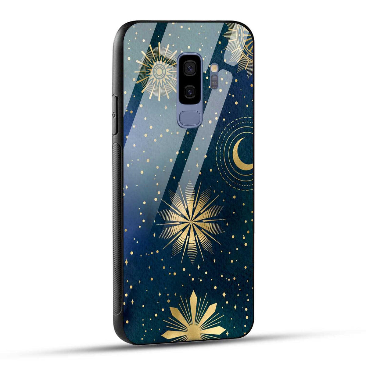 Samsung Galaxy S9 Plus Back Cover Art Of Moon Printed Glass Case