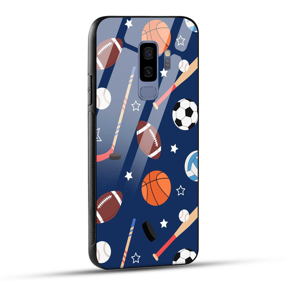 Samsung Galaxy S9 Plus Back Cover Every Sports Matter Printed Glass Case