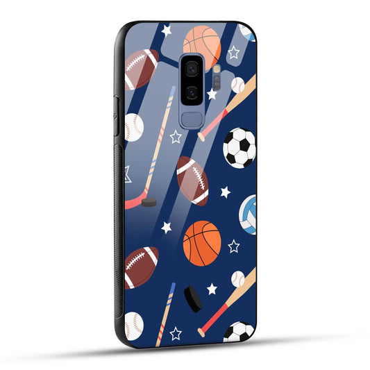 Samsung Galaxy S9 Plus Back Cover Every Sports Matter Printed Glass Case