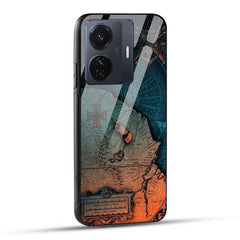 Vivo T1 Pro 5G / iQOO Z6 Pro 5G Back Cover World Travel Glass Case