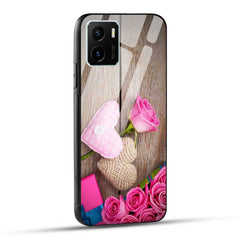 VIVO Y15s / VIVO Y15c / VIVO Y01 Back Cover Pink Roses Glass Case