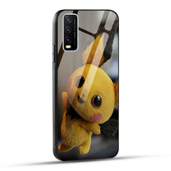 Vivo Y20 / Vivo Y20i / Vivo Y20s / Vivo Y20G / Vivo Y20T / Vivo Y20A / Vivo Y12s / VIVO Y12G Back Cover Detective Pika Glass Case