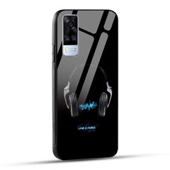 Vivo Y51 2020 / Vivo Y31 2021 / Vivo Y31 2020 / Vivo Y51A / VIVO Y53s Back Cover Living Electro Live 4 Music Glass Case