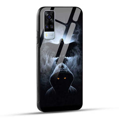 Vivo Y51 2020 / Vivo Y31 2021 / Vivo Y31 2020 / Vivo Y51A / VIVO Y53s Back Cover Bird in The Dark Glass Case