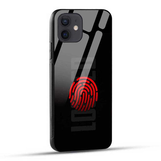 Locked Fingerprint Glass Case