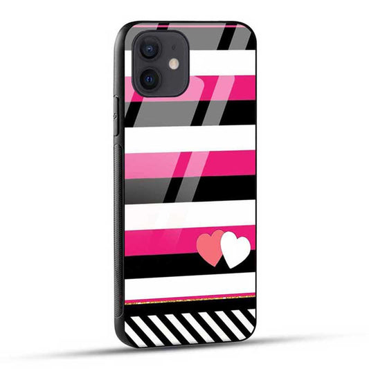 Love Stripes Glass Case