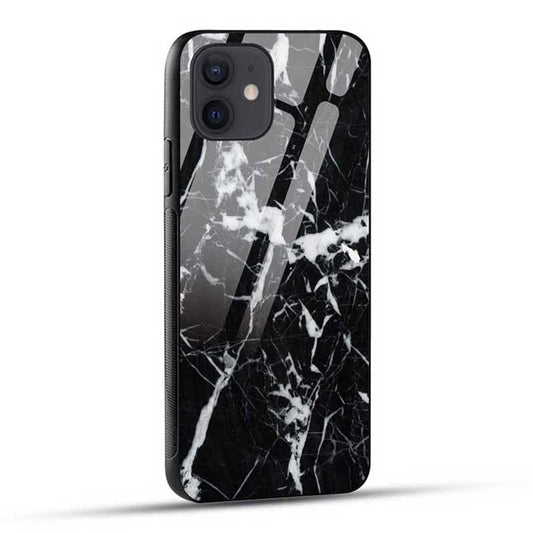 Marble Black Glass Case