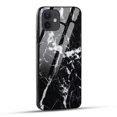 Marble Black Glass Case