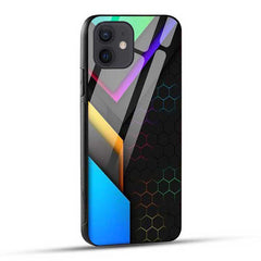 Neon Abstract Glass Case