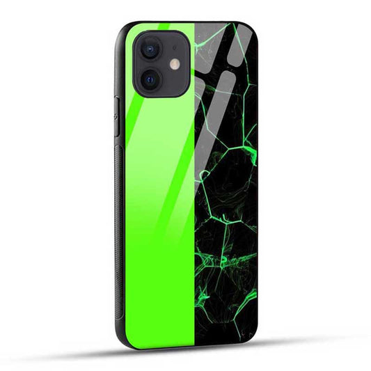 Neon Marble Glass Case