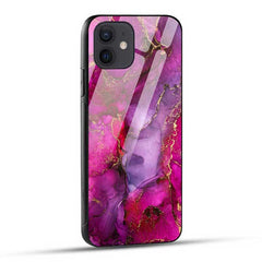 Pink Marble Glass Case
