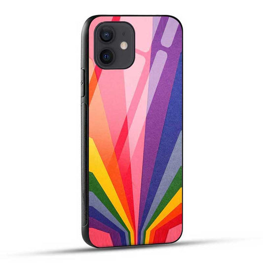 Rainbow Color Atractive Glass Case