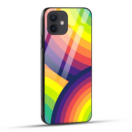 Rainbow Designer Glass Case
