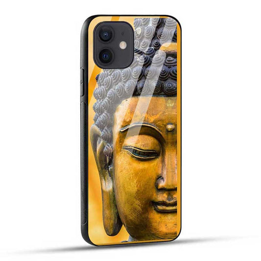 Spiritual Lord Buddha Glass Case