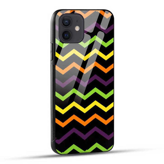 Zigzag Abstract Glass Case