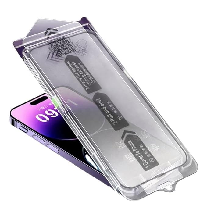 iPhone 16 Pro Max Tempered Glass | iPhone 16 Pro Max Screen Protector | Easy Install, 9H+ Hardness, Edge to Edge Coverage | Thin & Ultra Clear, Easy Applicator | 16 Pro Max Tempered Glass