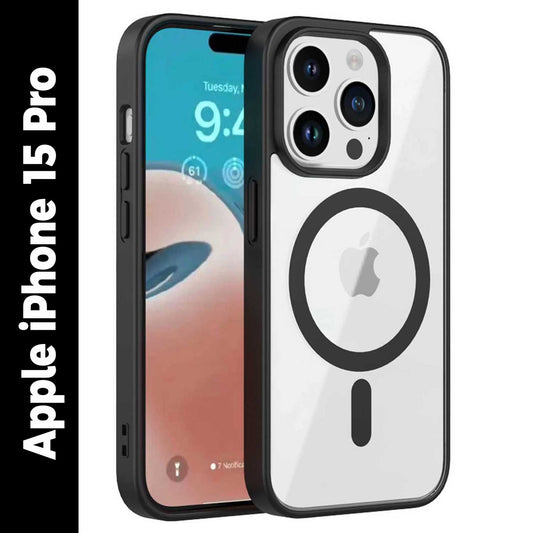 iPhone 15 Pro Back Cover Compatible With MagSafe