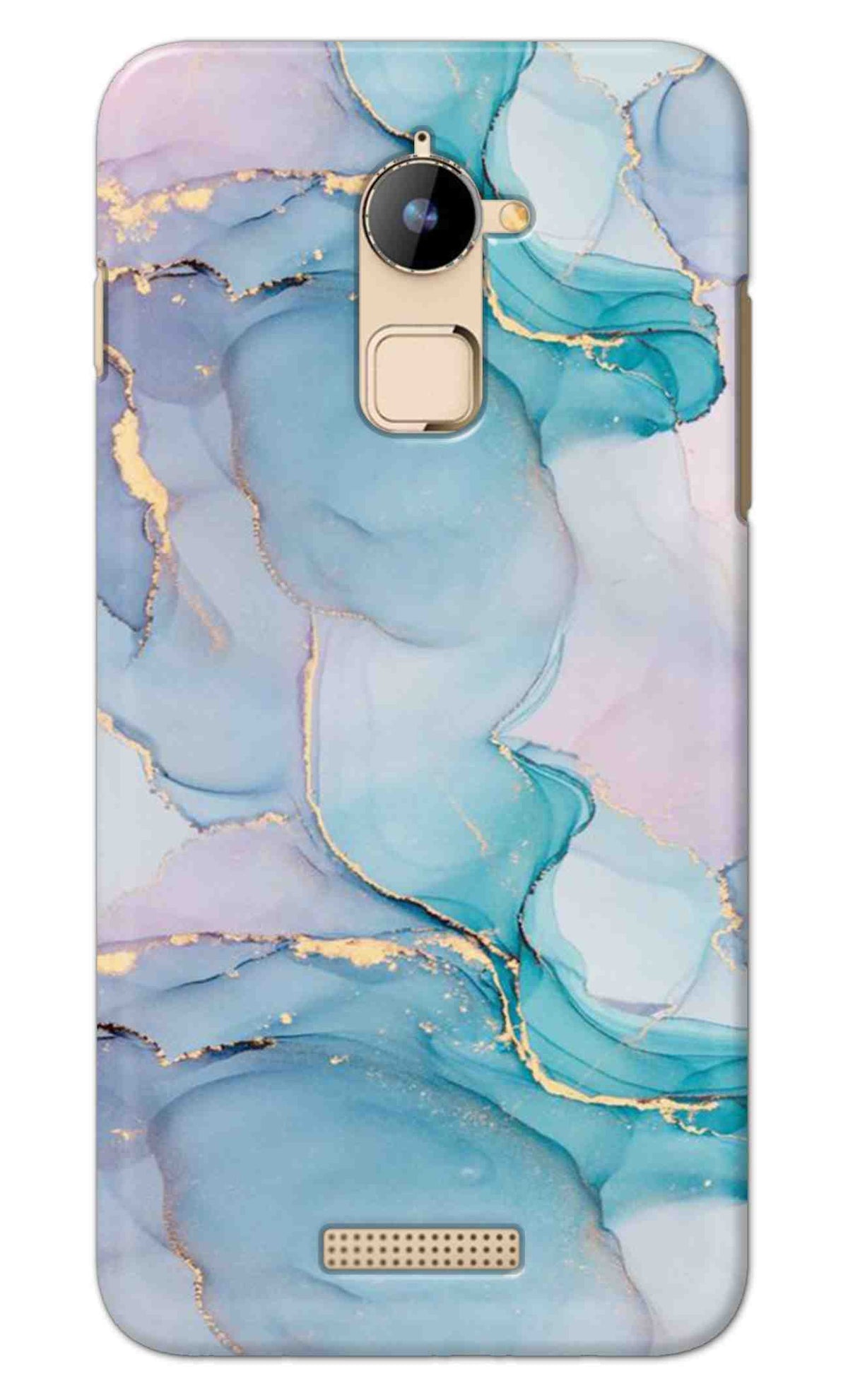 Coolpad Note 3 Lite Back Cover Blue Marble Printed Hard Case